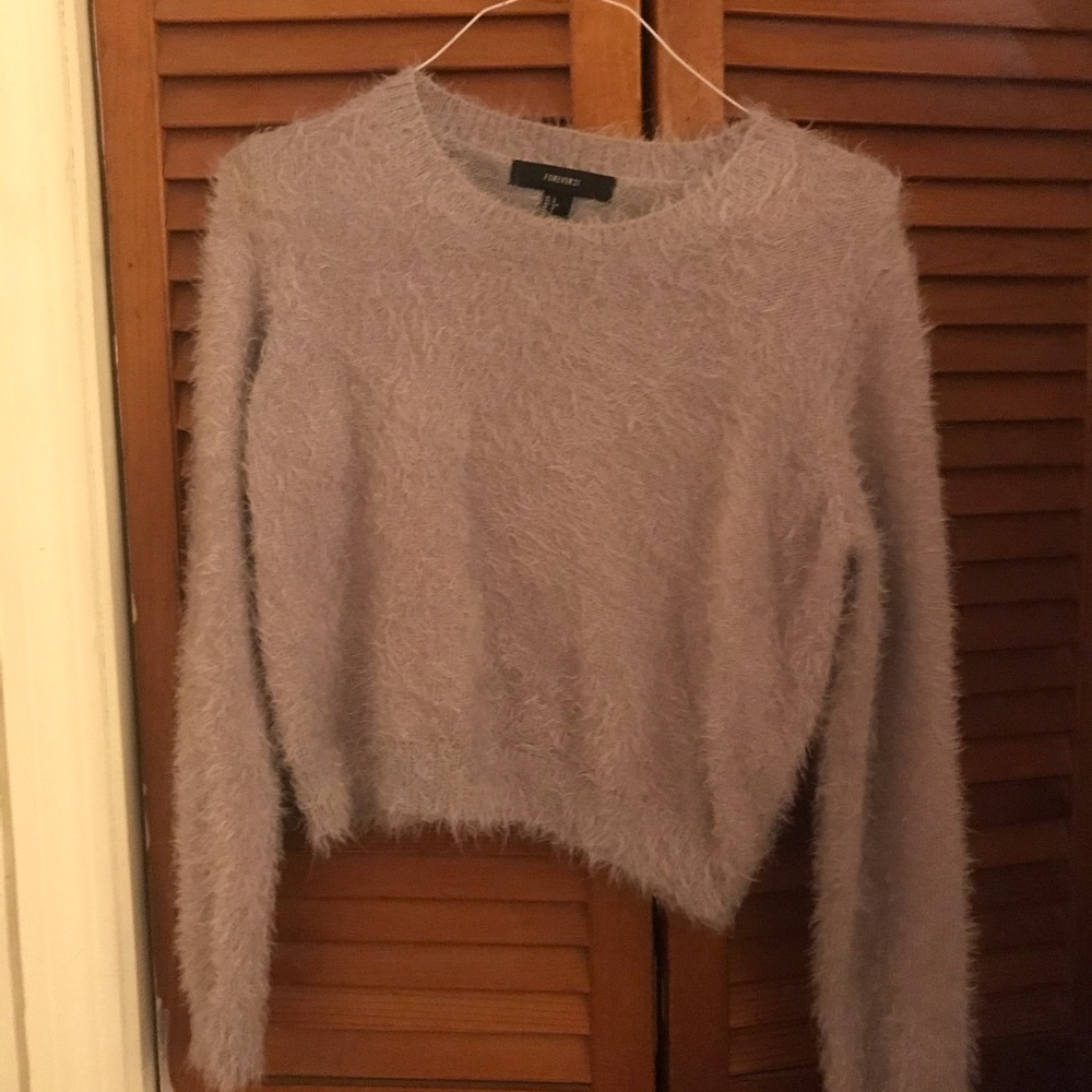 Forever 21 fuzzy sweater